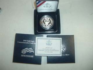 World Coins US Commemorative 2008 S Bald Eagle 90% Silver Proof Dollar 