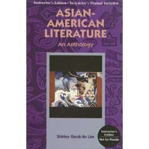  Asian American Literature An Anthology (9780844217444 