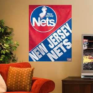  NBA New Jersey Nets 27 x 37 Vintage Vertical Banner 