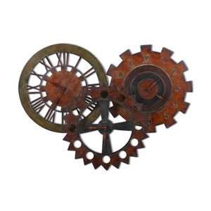  Movement of Time Metal Wall Clock