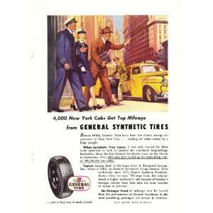   Tire Navy in New York Cabs Original Vintage Print Ad: Everything Else