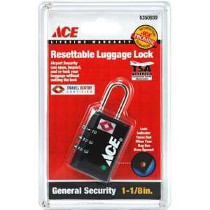  4 each Ace Combination Luggage Lock (385 25100)