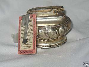 Vintage Ronson Crown Tabletop Lighter with Instructions  