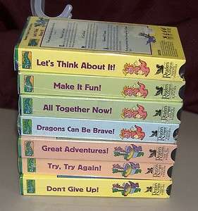 New Readers Digest Dragon Tales VHS Tapes 21 shows Movie Animated 