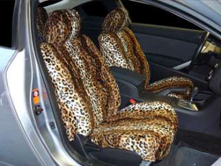 2003   2005 Chevy Cavalier Front CUSTOM FIT LEOPARD VELOUR SEAT COVERS 