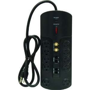  Ge 14782 10 Outlet Surge Strip with Telephone and Coaxial 