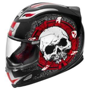  Icon Airframe Motorcycle Helmet   Sacrifice Black Sports 
