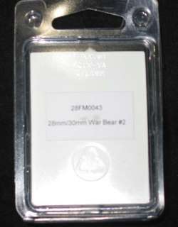   Miniatures 28FM0043 28mm / 30mm War Bear #2 Animal Mount Miniature New