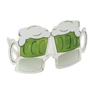  Green Beer Mug Sunglasses Case Pack 24   432247: Home 