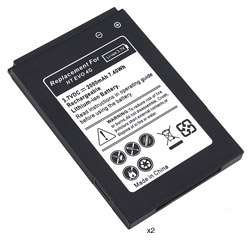 Li Ion Battery for HTC EVO 4G (Pack of 2)  