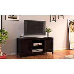 Espresso 50 inch Plasma TV LCD Stand/ Media Console  