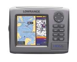 Lowrance HDS 5 5 Waterproof Marine GPS and Chartplotter 000 0140 21 