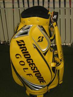   Bridgestone Masters Tour 9 Mini Staff Bag   Rare Yellow Bag  
