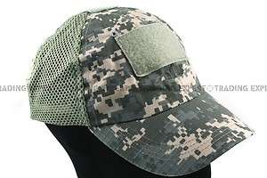 Trucker Mesh Hat Velcro Cap ACU Camo 01774  