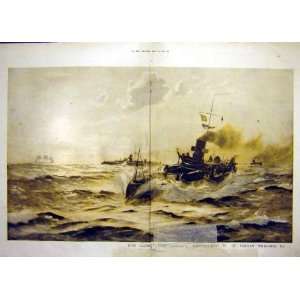  Painting King George Command Torpedo Boat 79 1913: Home 