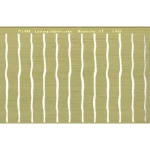  Brass 4x6 Embossing Template Horizontal Lines Arts 