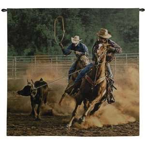  Roping on the Ranch III Wall Hanging by Robert Dawson 53 