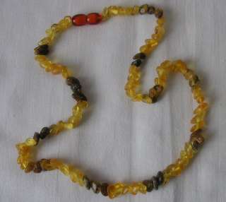 RUSSIAN JEWELLERY AMBER BALTIC NECKLACE BEAD BEADS  