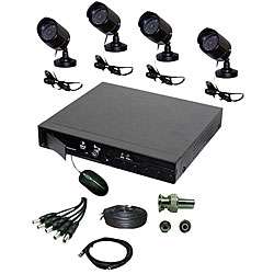 Pyle PHDVR40 4 channel 4 camera DVR Surveillance Kit  Overstock