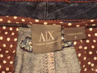 Ladies Jeans Armani Exchange A/X Size 8 Flare EUC  