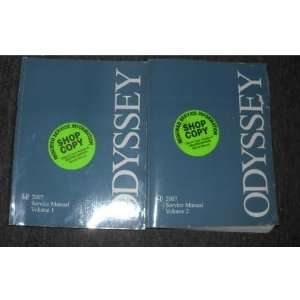   : 2007 Honda Odyssey Service Repair Shop Manual Set OEM: honda: Books