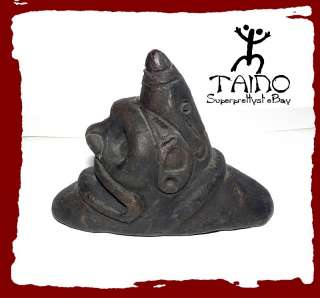 TAINO INDIAN SPIRIT OF THE YUCA CERAMIC FIRE MONOLITHIC  