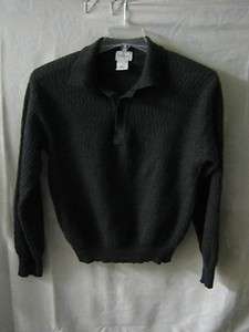 Linea Uomo 100% Merino Wool Polo Sweater Medium  