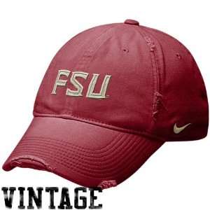  Nike Florida State Seminoles (FSU) Garnet Relaxed Vintage 
