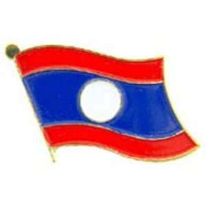  Laos Flag Pin 1 Arts, Crafts & Sewing