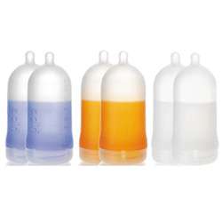 Adiri BPA free Natural Nurser Ultimate Bottles (Pack of 6)   