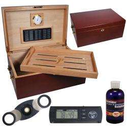   Crafters Perfect Humidor with Digital Hygrometer Set  Overstock