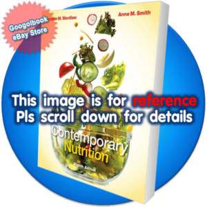 Contemporary Nutrition by Wardlaw 8th International ED. 9780077354817 