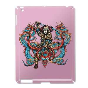  iPad 2 Case Pink of Japanese Samurai with Dragons 