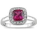 Malaika 8.30ctw 14K Rose Gold Overlay Silver Ruby Ring Today 