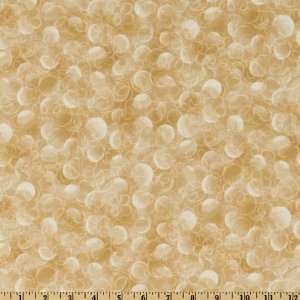  44 Wide Fusions Collection III Bubbles Tan Fabric By The 