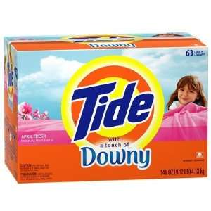 Tide with a Touch of Downy Powder Detergent   April Fresh, 146 Onces 