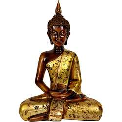 Thai 16.5 inch Sitting Buddha Statue (China)  