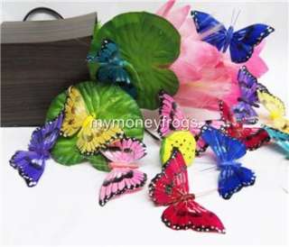 12x Set Lot Flower Arrangement Feather Butterfly Fridge Magnets 