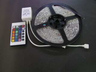   Flexible 5050 SMD 300 LED Soft Strip Light12V RGB +Remote control