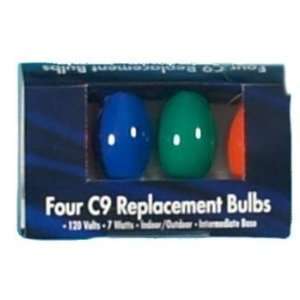 C9 4 Pack Assorted Color Replacement Bulbs Case Pack 100 