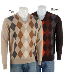Toscano Mens Diamond V neck Sweater  