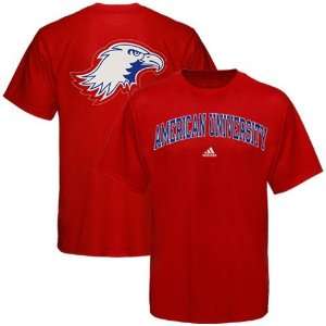  adidas American Eagles Red Relentless T shirt: Sports 