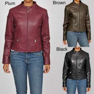Knoles & Carter Womens Glove Fit Short Leather Jacket  