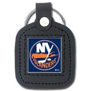  NHL Sq. Leather Key Ring   New York Islanders: Sports 