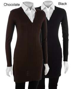 MICHAEL Michael Kors V neck Sweater Dress  Overstock