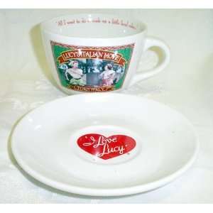  I Love Lucy European Vacation Latte Mug: Kitchen & Dining