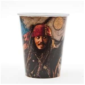  Disneys Pirates of the Caribbean 4 Paper Cups Toys 