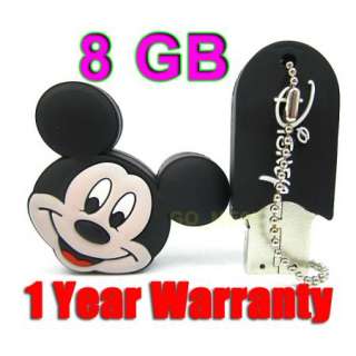 8GB 8 GB USB Memory Stick Flash Drive PEN mickey mouse  