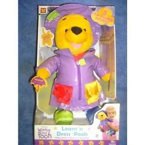  Winnie The Pooh LEARN N DRESS Talking Plush Toys & Games