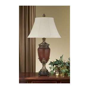   Feiss 9508FG Antique Stonegate Table Lamp & Shade: Home Improvement